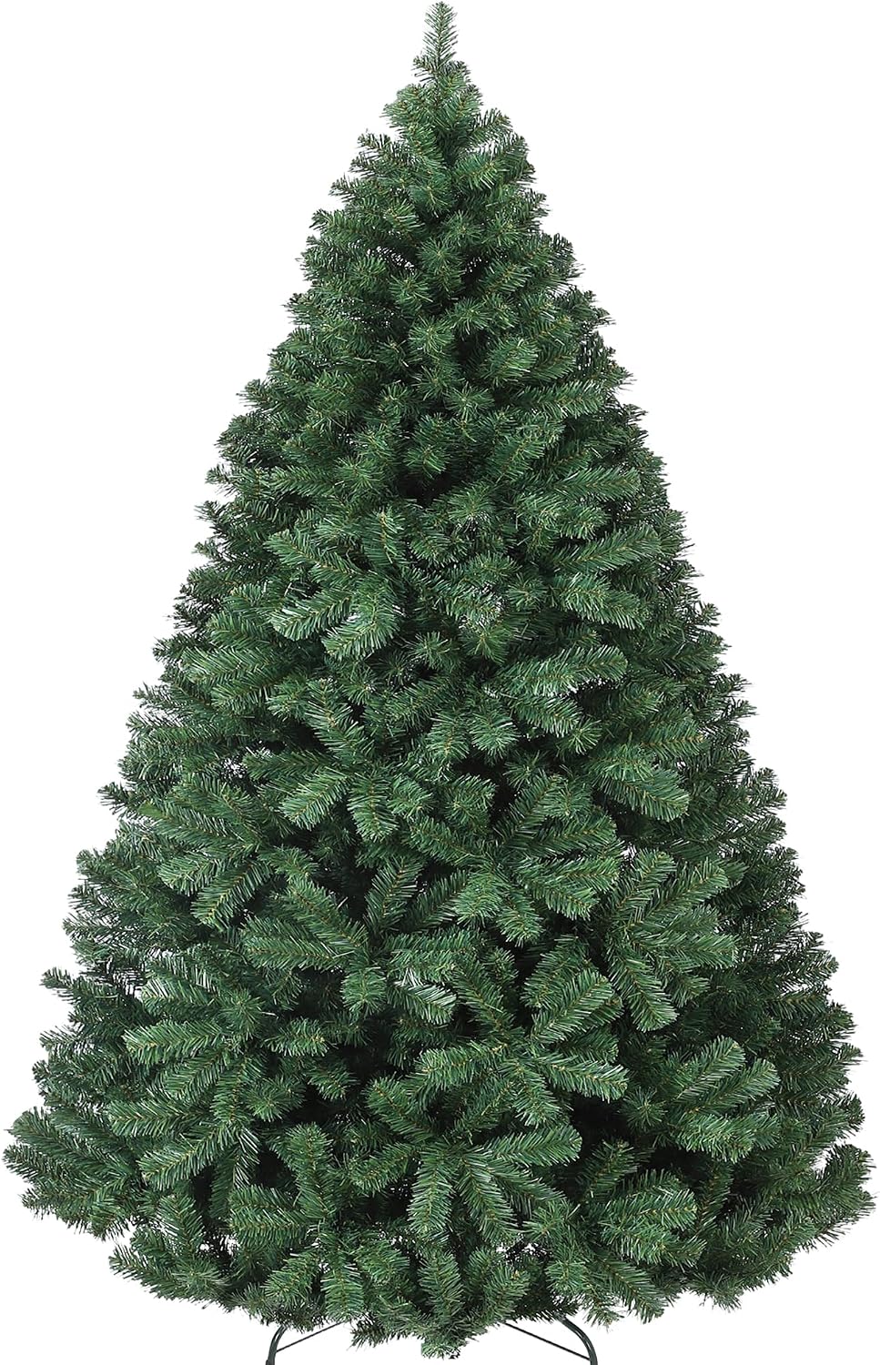 Künstlicher Weihnachtsbaum 180 Cm, Pvc Tannenbaum Mit 758 Spitzen, Ø 114 Cm, Metallständer & Klappsystem, Ideal Für Büro & Wohnzimmer