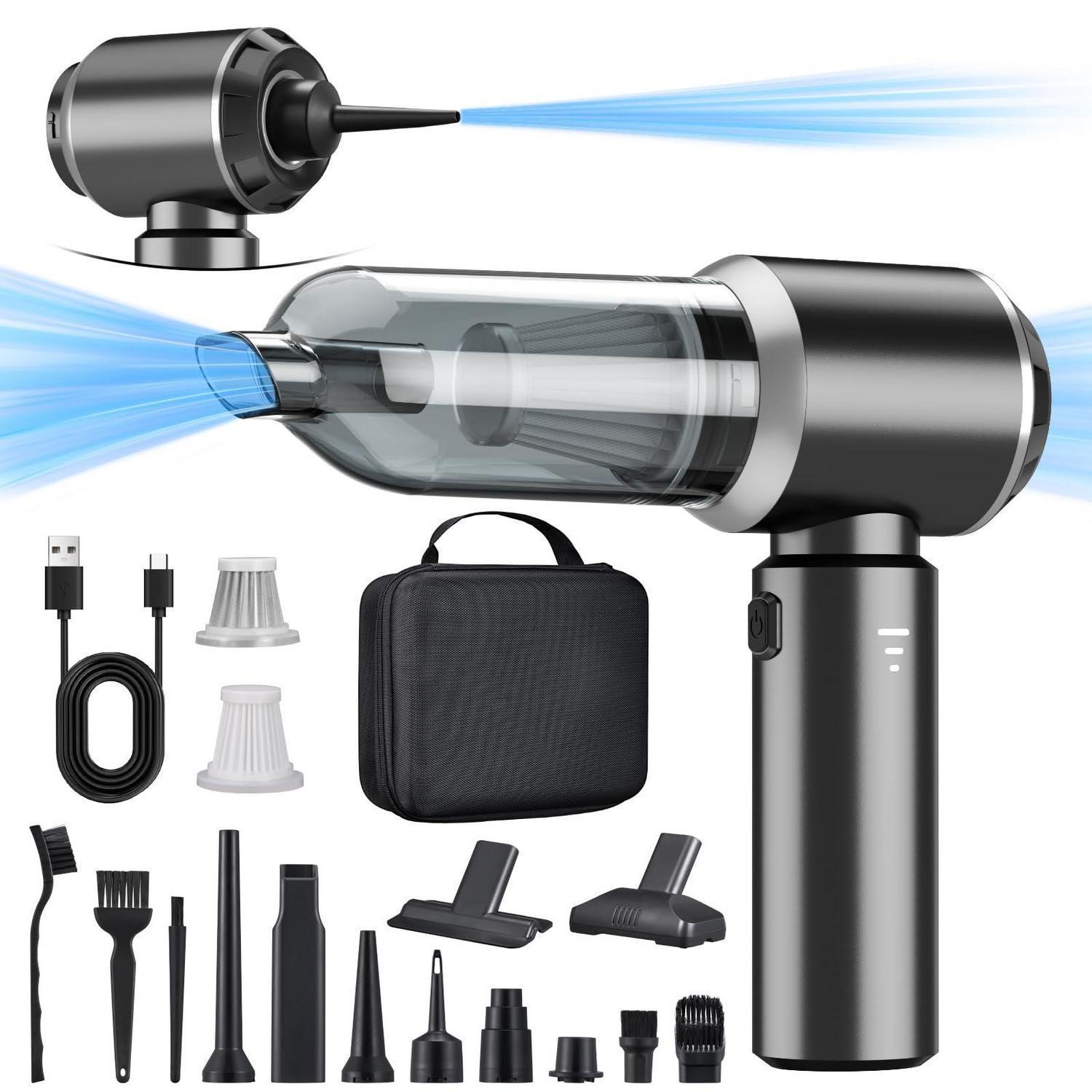 Akku-handstaubsauger 28000pa 3-in-1 Mit Gebläsefunktion & Zubehör