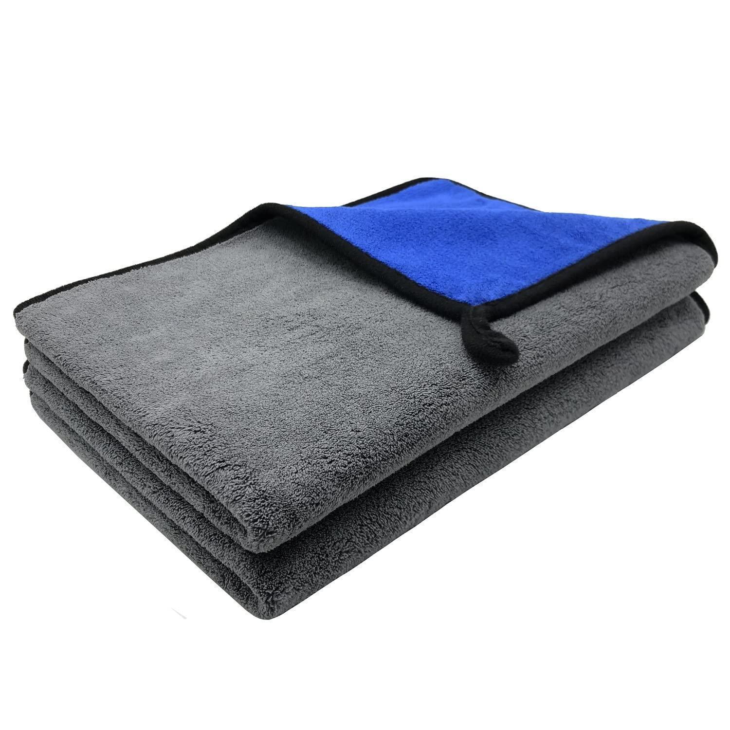 2er Set Mikrofasertücher 60x40cm 800gsm Für Autopflege & Haushalt