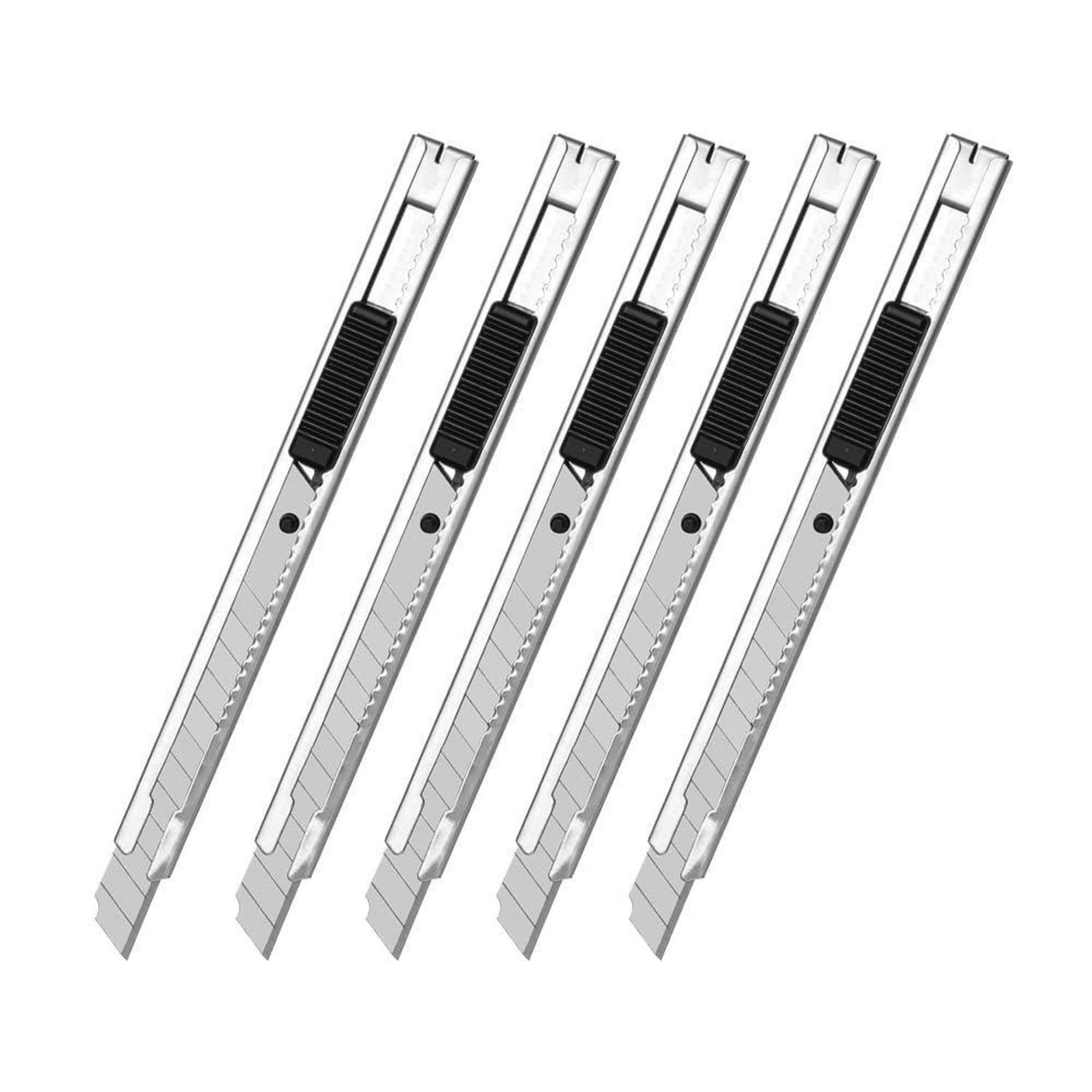 5x Cuttermesser 9mm Abbrechklingen 60 Grad Für Folien Tapeten Karton