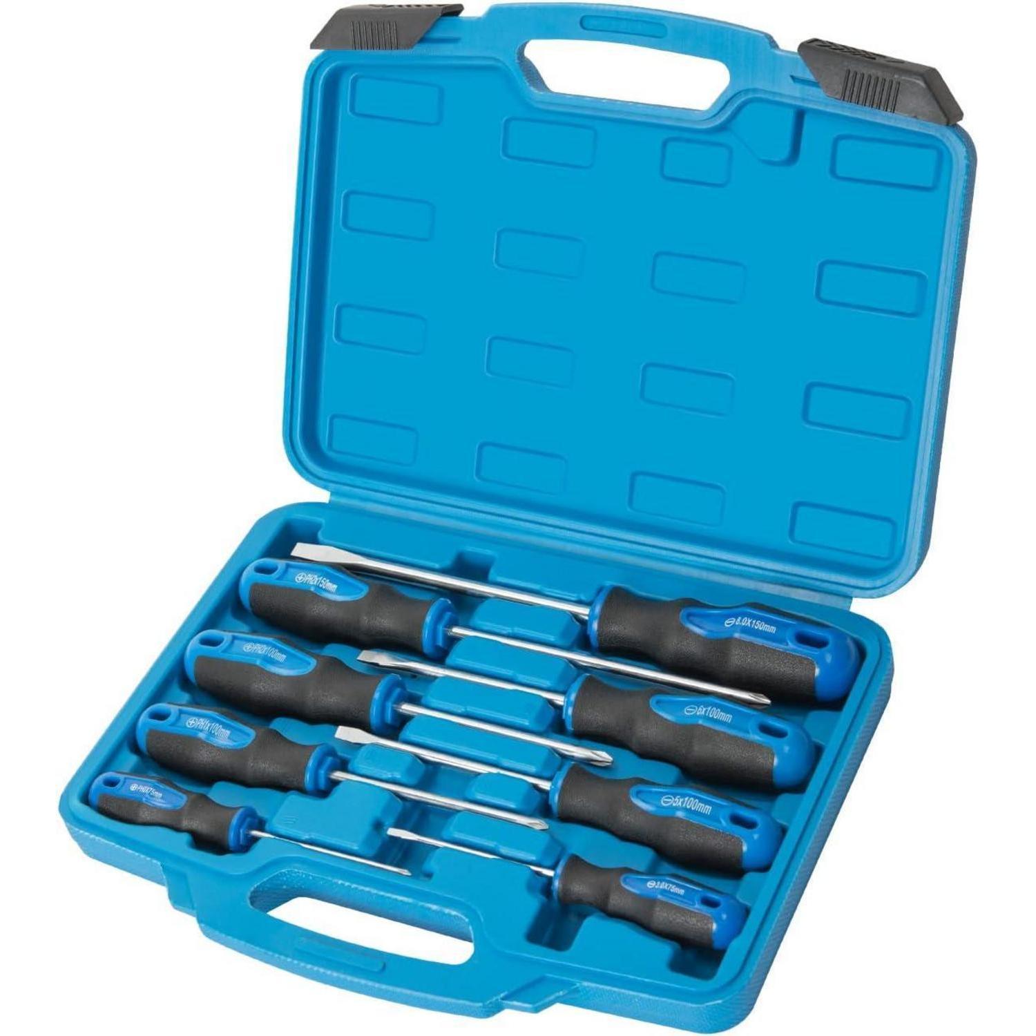 8-teiliges Magnetisches Schraubendreher-set Mit Nichromspitze Und Chrom-vanadium-stahl