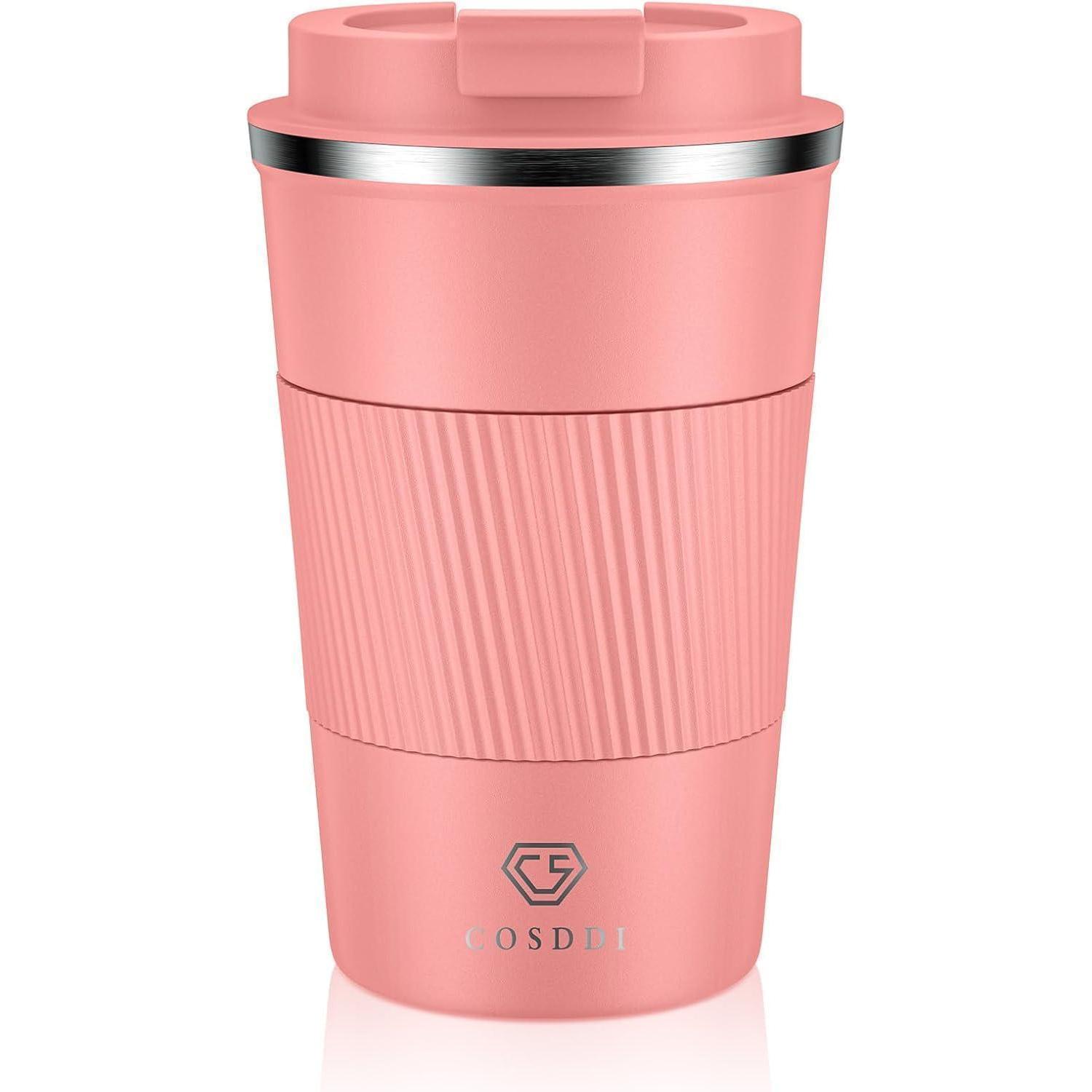 Isolierbecher 380ml Edelstahl Auslaufsicher Doppelwandig Für Kaffee & Tee