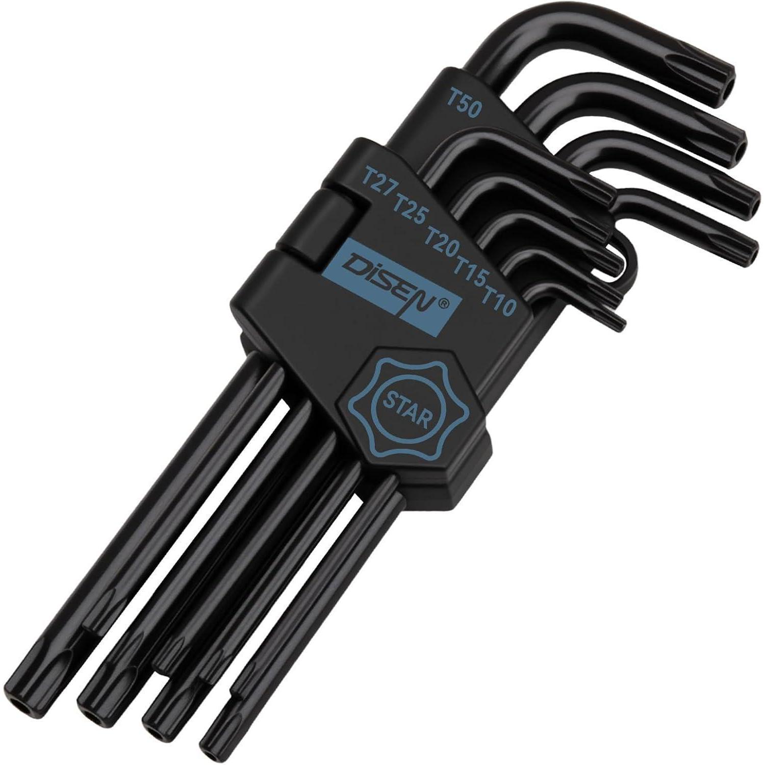 Torx Innensechskant Satz T10-t50 Langarm Sternschlüssel Set Chrom Vanadium Stahl