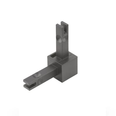 Cadro Knoten 2-fach schwarz matt