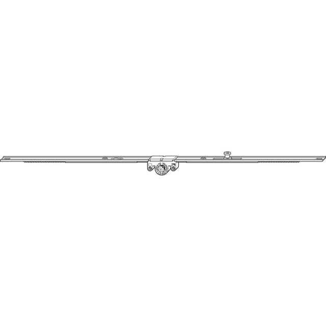 Roto - nt/nx DK-Getriebe mittig/variabel dm 15 mm l= 980 mm 1V Zapfen silber