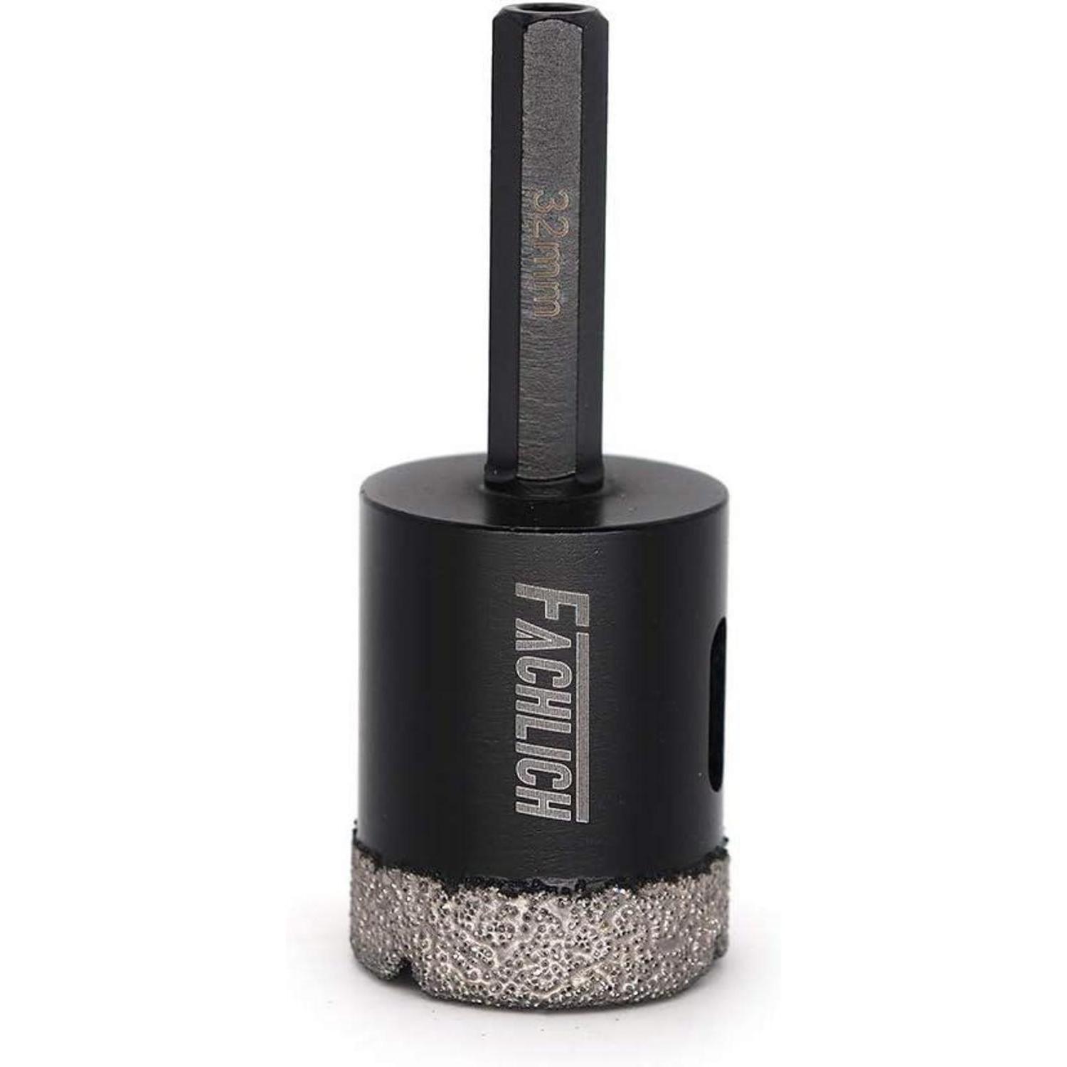 Diamantbohrer 32mm Mit Sechskantschaft Für Granit, Marmor, Fliesen