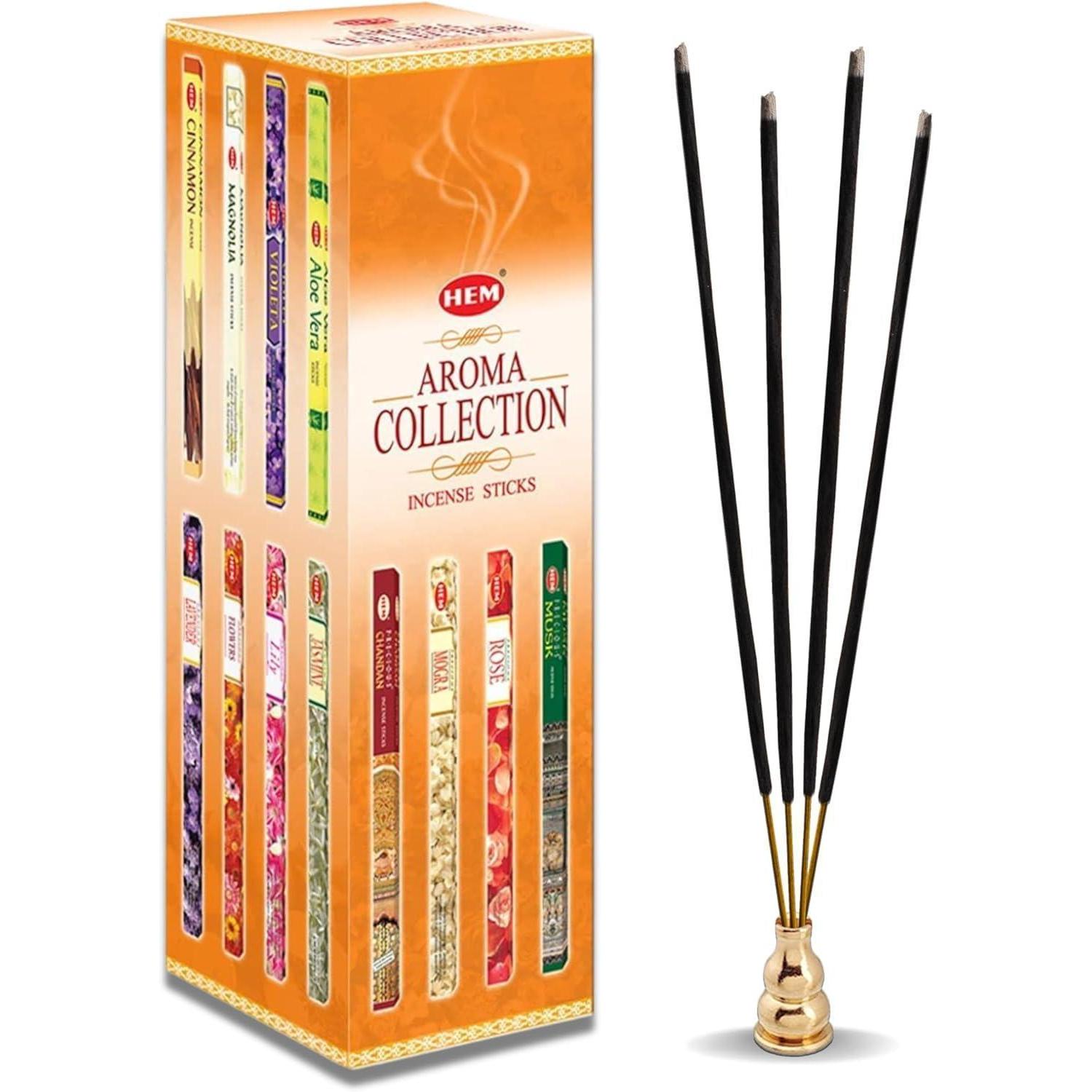 Aroma Collection Räucherstäbchen Set Mit 30g Harz Und Sieb