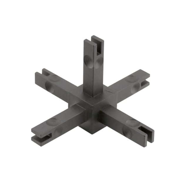 Cadro Knoten 5-fach schwarz matt