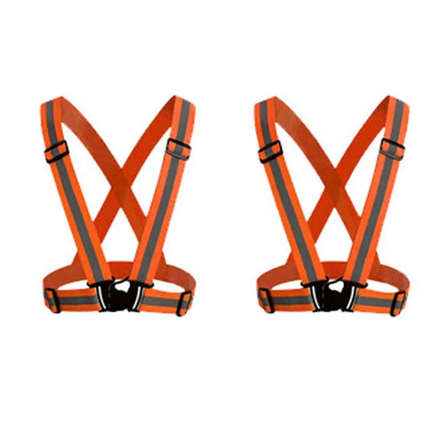 2er Set Reflektorweste Für Laufen, Radfahren, Outdoor, Damen, Herren, Kinder