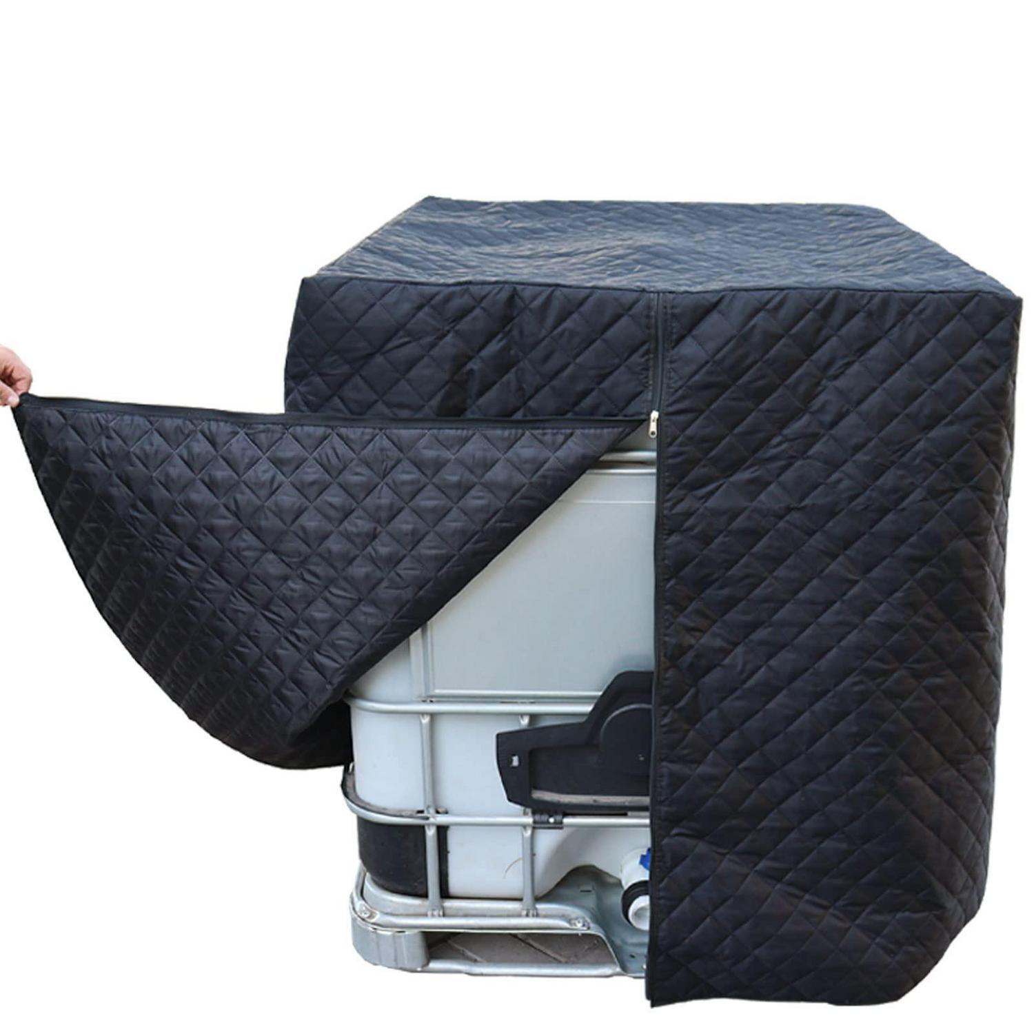 Ibc Tank Abdeckung 1000l Frostsicher, Uv-schutz, Regenschutz, Schwarz