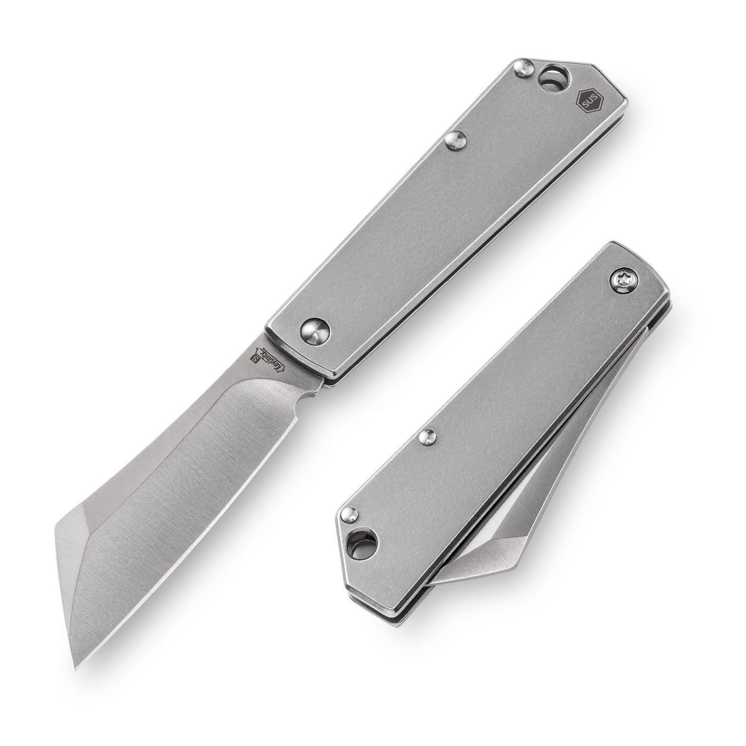 Kleines Klappmesser Edelstahl Mit Lanyard-loch Für Herren & Damen Edc Taschenmesser Für Camping & Wandern