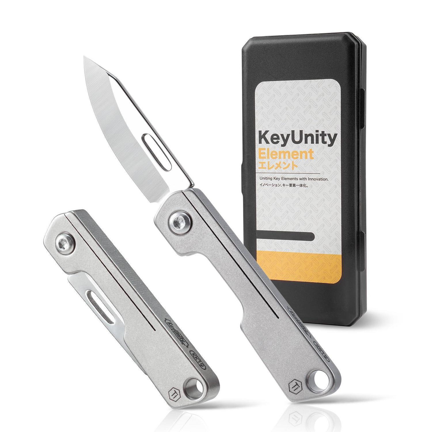 Kleines Klappmesser Aus Titan, Leicht, Kompakt, Edc-werkzeug Für Den Alltag