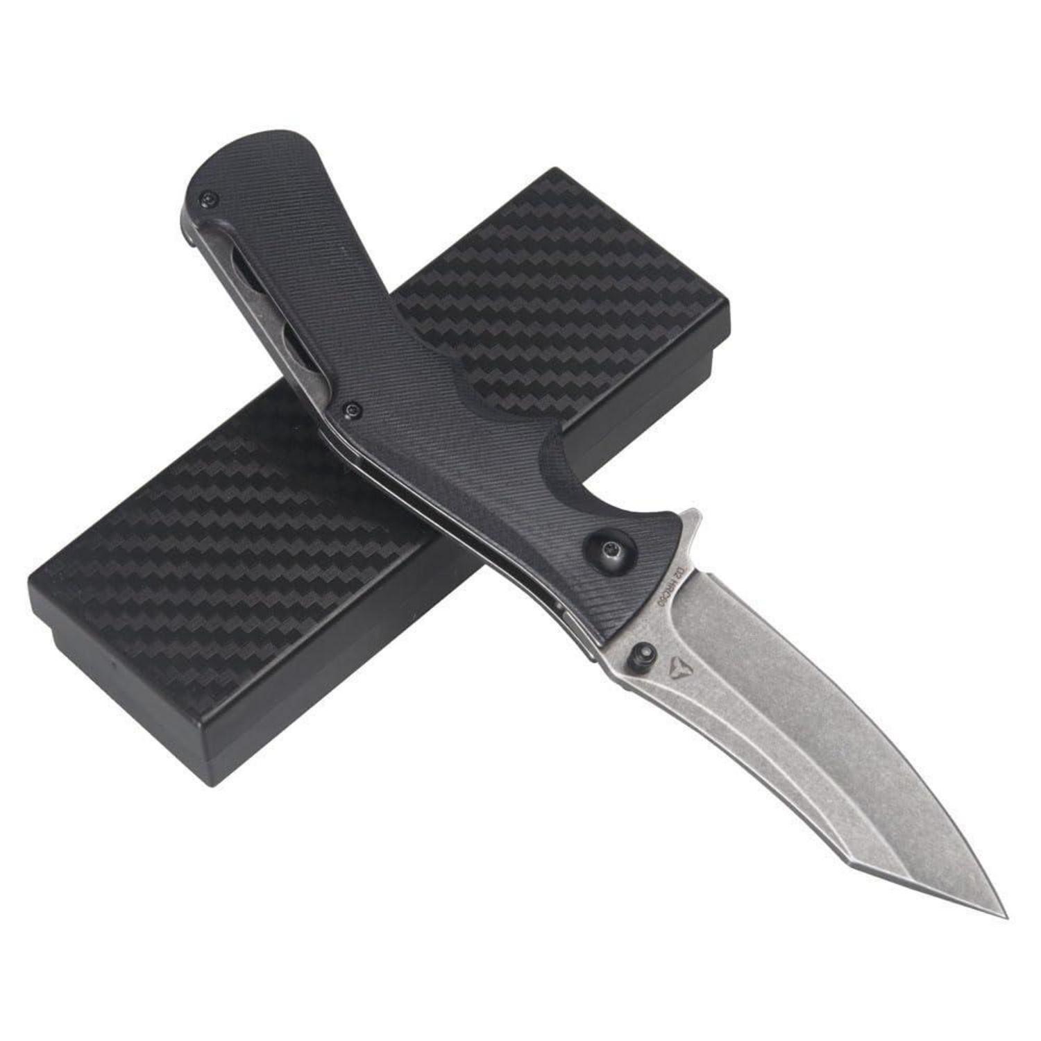 Klappmesser D2 Stahlklinge 3,4 Zoll G10 Griff Für Outdoor Camping Edc