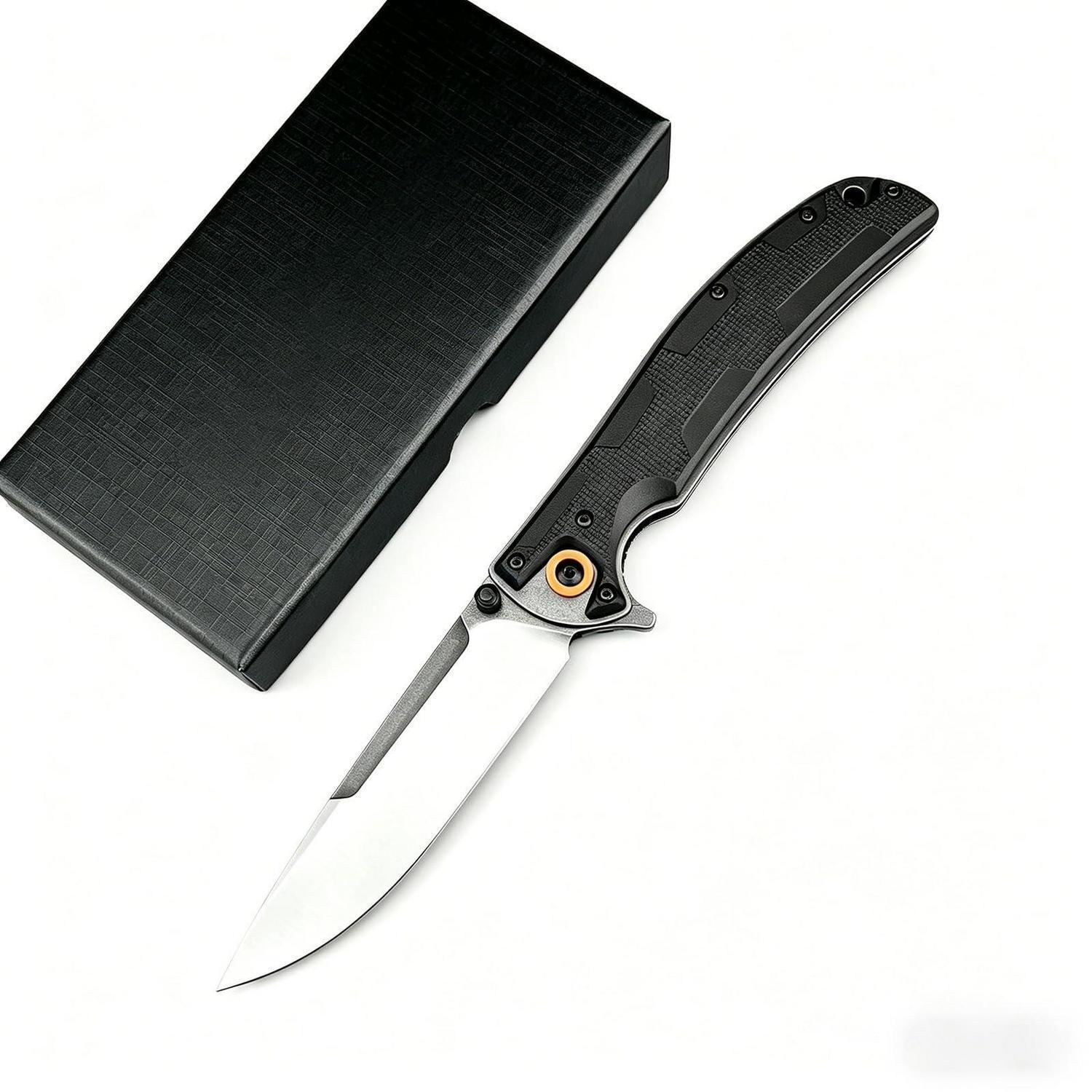 Klappmesser Mit D2-klinge Und G10-griff, Einhandmesser Für Camping & Outdoor