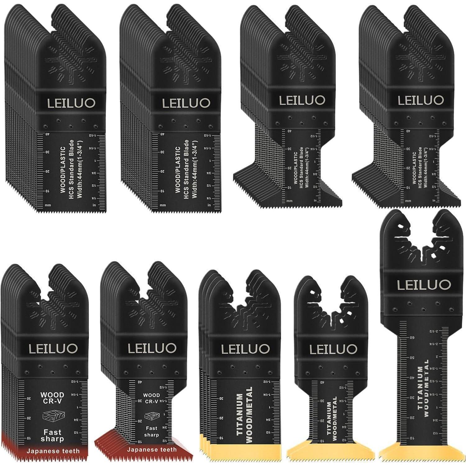 100tlg Oszilliersägeblatt-set Für Holz, Metall & Trockenbau Mit Tasche