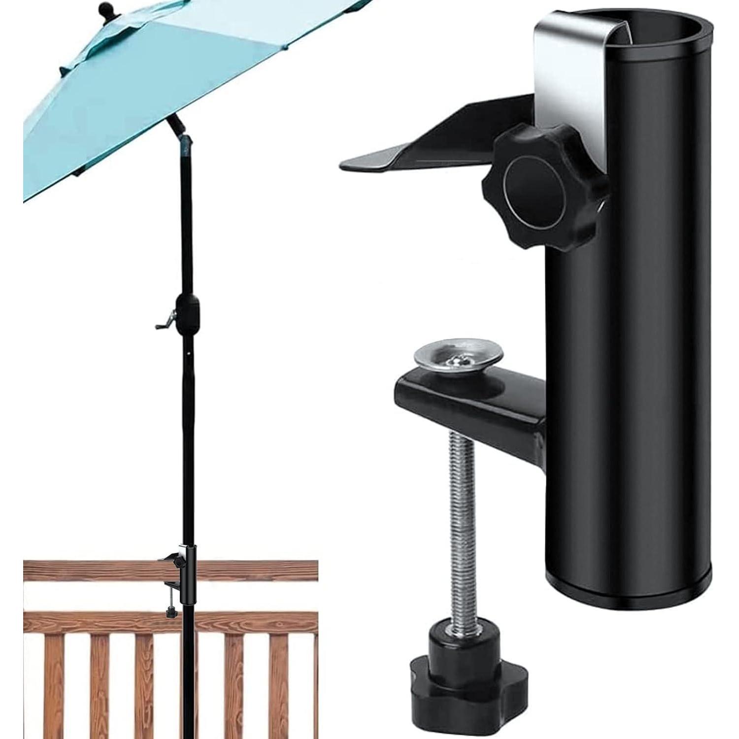 Sonnenschirmhalterung Für Balkongeländer, Stabil & Platzsparend, Für Outdoor & Camping