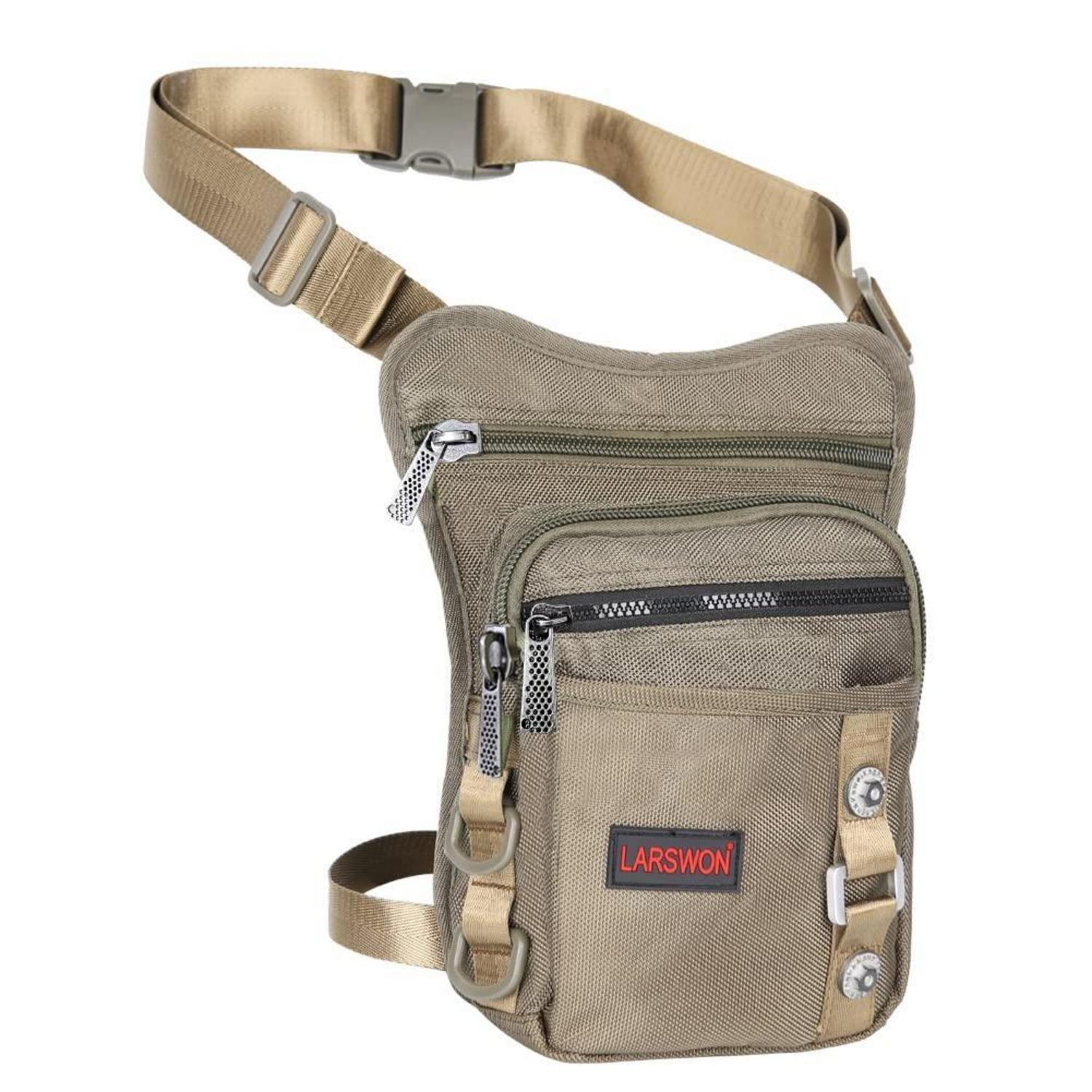 Oberschenkeltasche Wasserdicht Für Outdoor & Motorradfahren, 17x27x7cm, Armeegrün