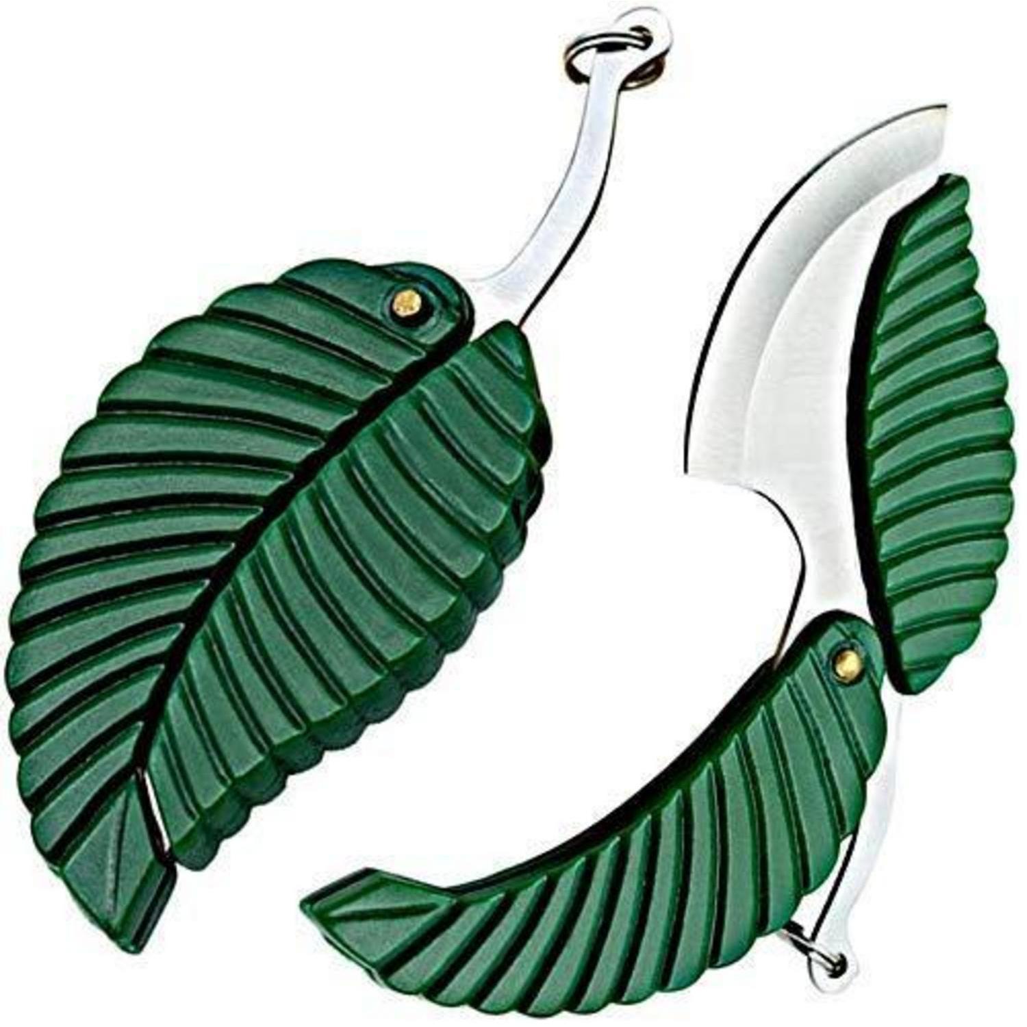 Mini Taschenmesser Mit Schlüsselanhänger, Scharfes Klappmesser, Blattform, 5cm Klinge