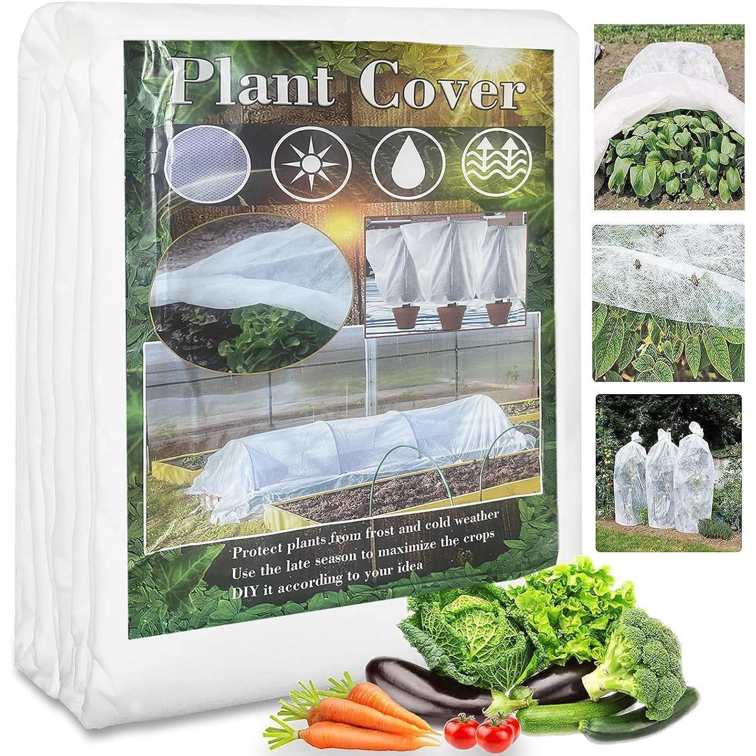 Gartenvlies 40g/m² Frostschutz Pflanzenschutzdecke 2x10m Wiederverwendbar