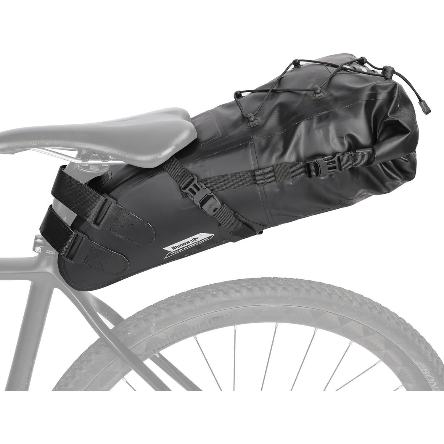 Fahrrad Satteltasche Wasserdicht 1.5-13l Für Outdoor, Mtb, Rennrad - Schwarz
