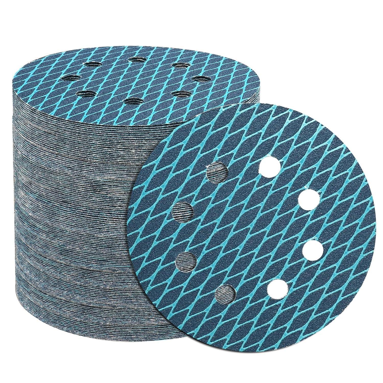 Schleifpapier 125mm Klett 90 Stück Körnung 80 Mit Staubabsaugung