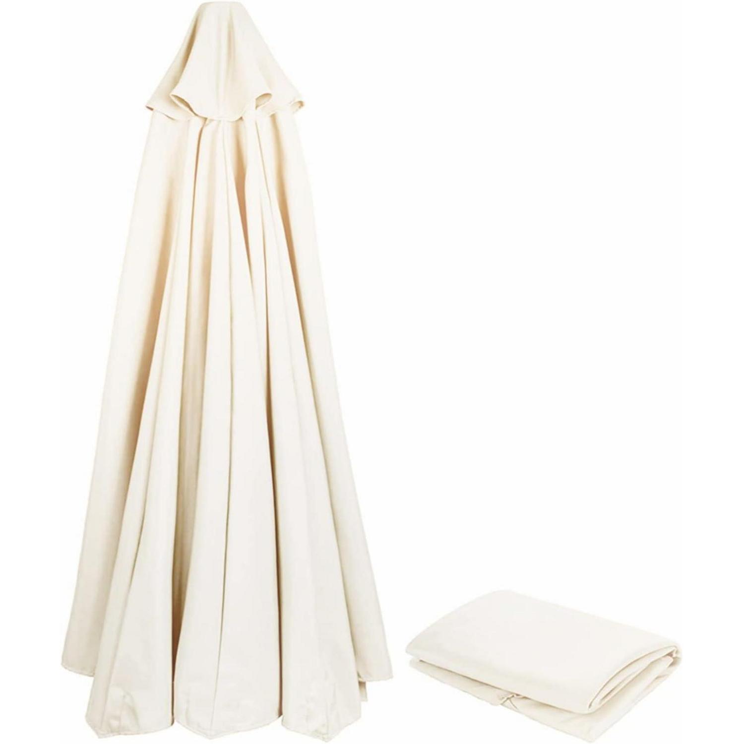 Sonnenschirm Ersatzbezug 250cm 8 Streben Uv80 Windfest Beige