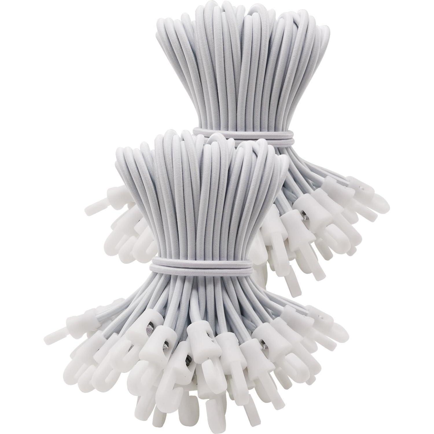 Spanngummis Mit Haken 100 Stück - 15 Cm Expander Für Planen, Camping, Anhänger