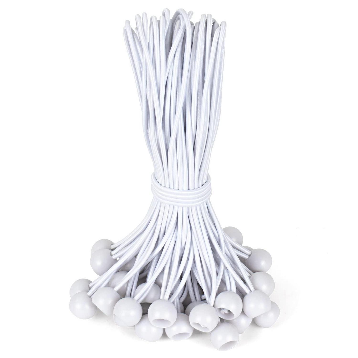Spanngummis Mit Kugel 23cm, 50 Stück, Uv-beständig, Für Planen & Zelte