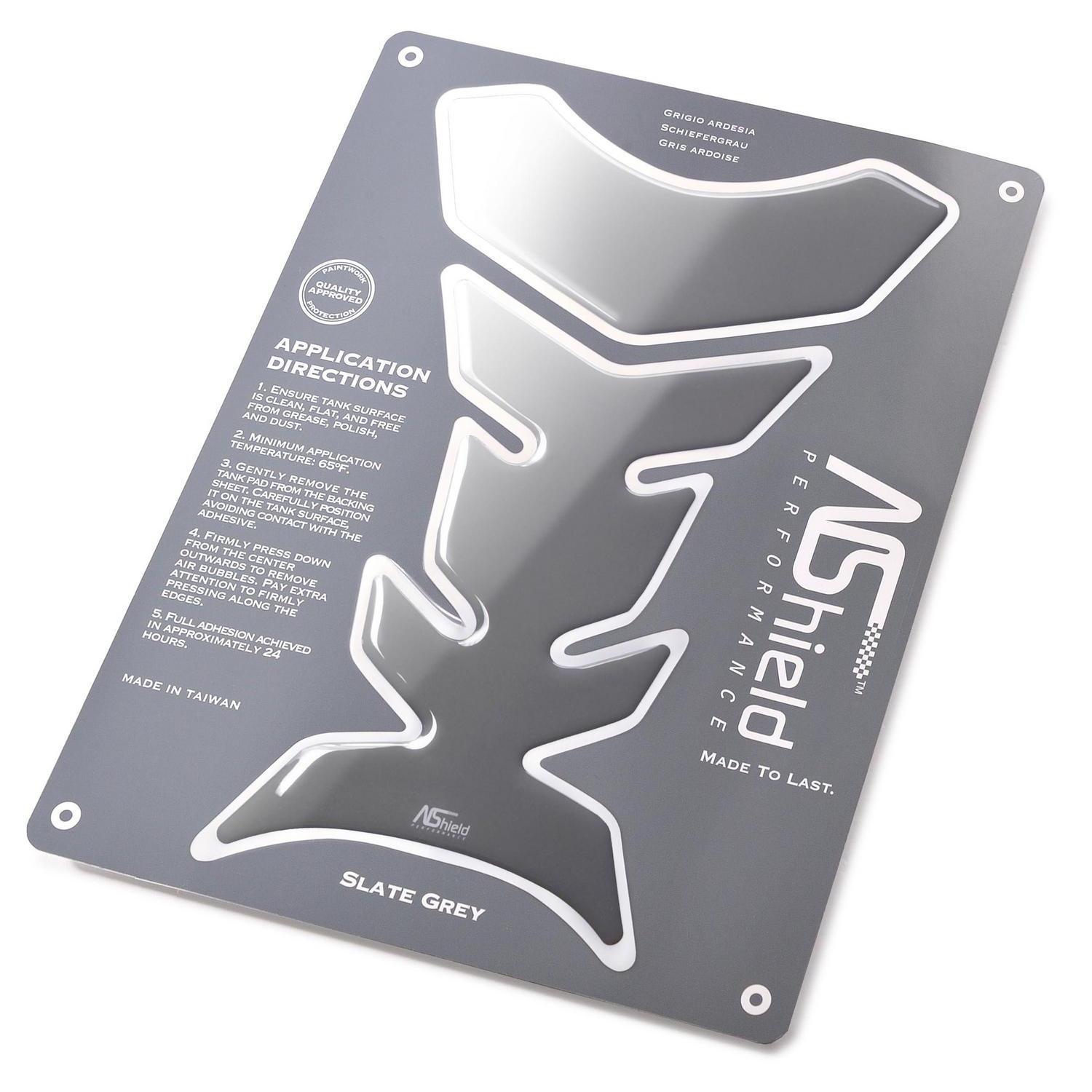 Motorrad Tankpad 3d Aufkleber Graphite Slate Grey Für Yamaha, Honda, Bmw