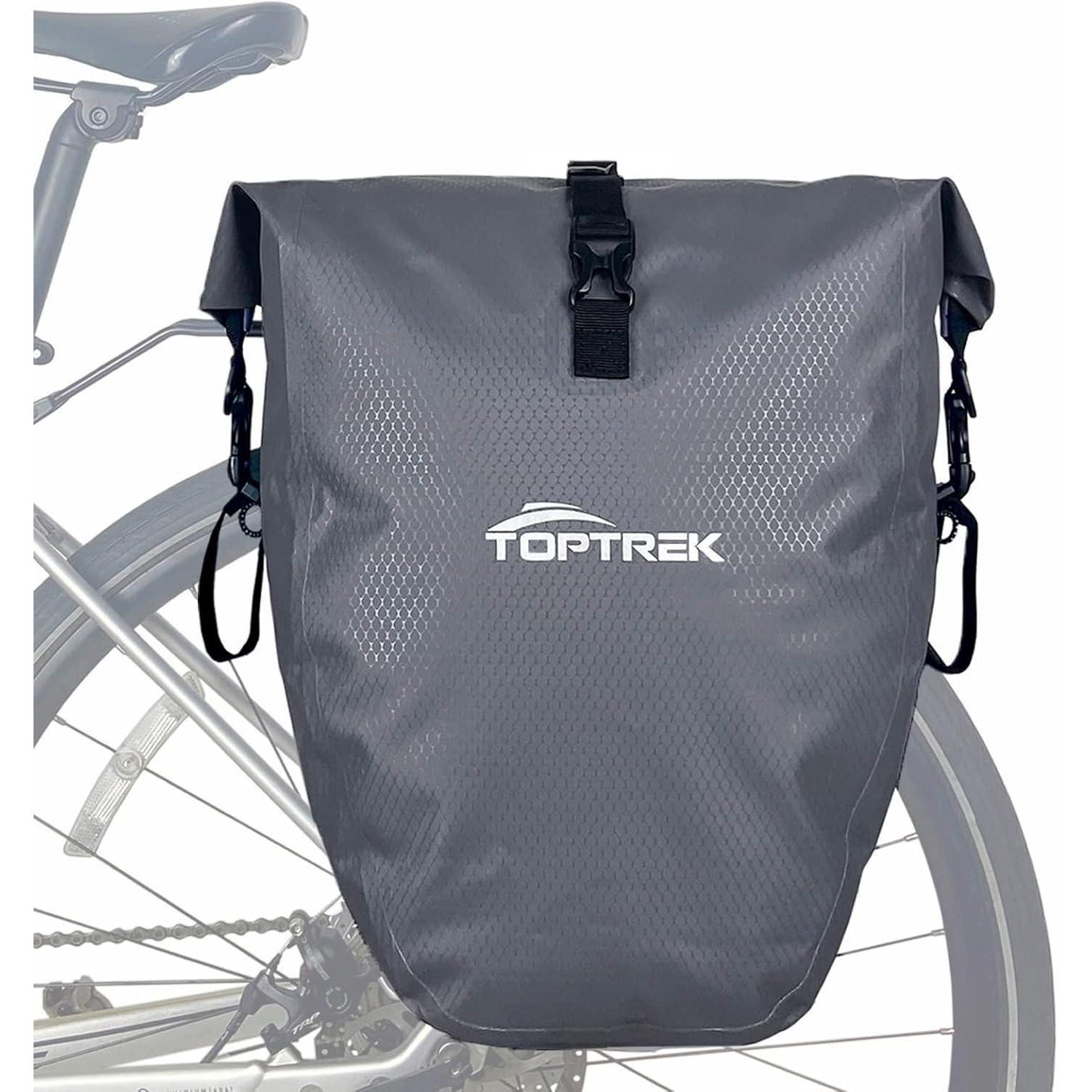 Fahrradtasche Gepäckträger Wasserdicht 23-28l Mit Reflektoren, Umhängetasche