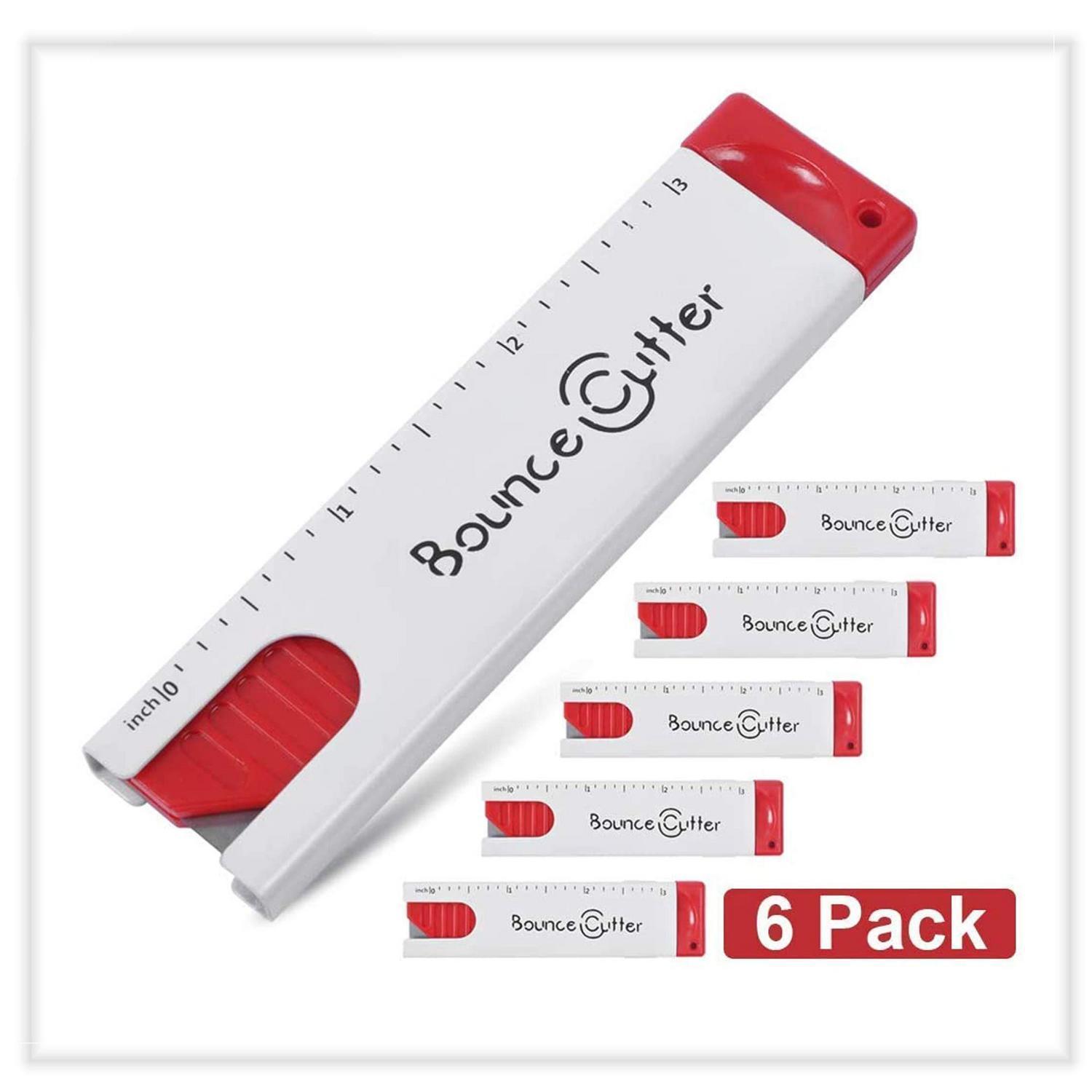 6er Pack Mini Universal-sicherheitsmesser Mit Automatischem Klingenrückzug