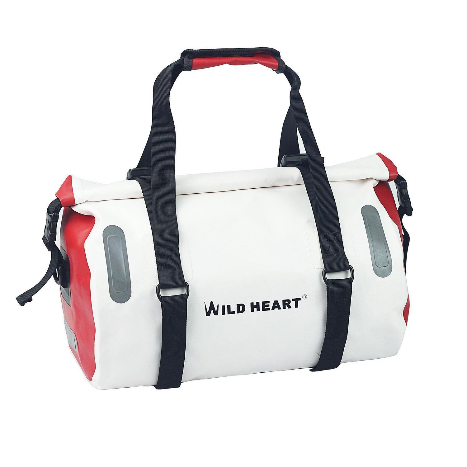 18l Wasserdichte Fahrradtasche Mit Rollverschluss, Schultertasche, Rucksack, Weiß