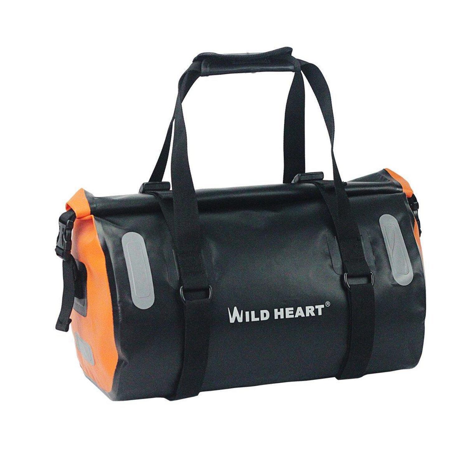 Wasserdichte Fahrradtasche 18l Mit Rollverschluss Und Schultergurt, Schwarz