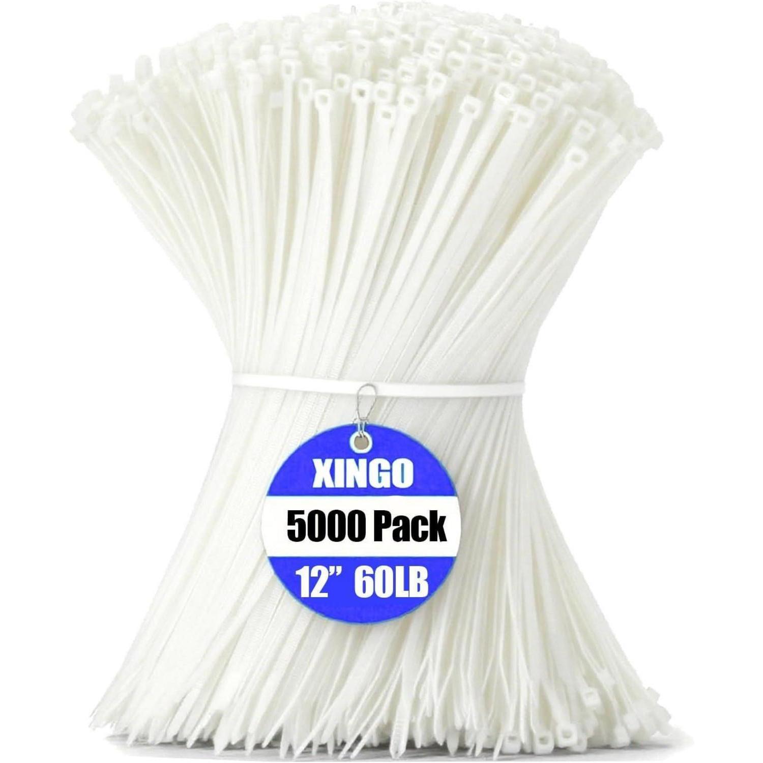 Kabelbinder Nylon 30,5 Cm 27,2 Kg Für Innen/außen Weiß 5000 Stück
