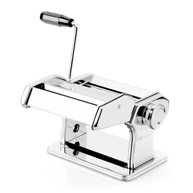 Toboli - manuelle Nudelmaschine aus Edelstahl Pasta Maschine Walze mit einstellbarer Teigdicke 2-6mm