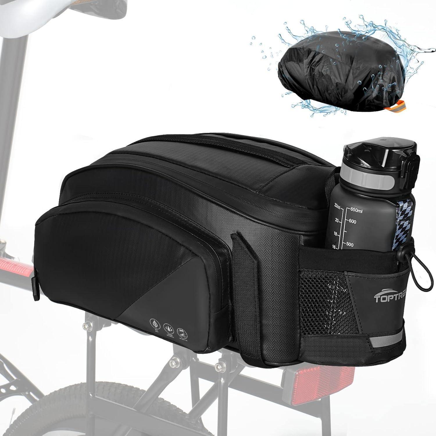 Fahrradtasche 12l Wasserdicht Mit Regenschutz Und Reflektoren