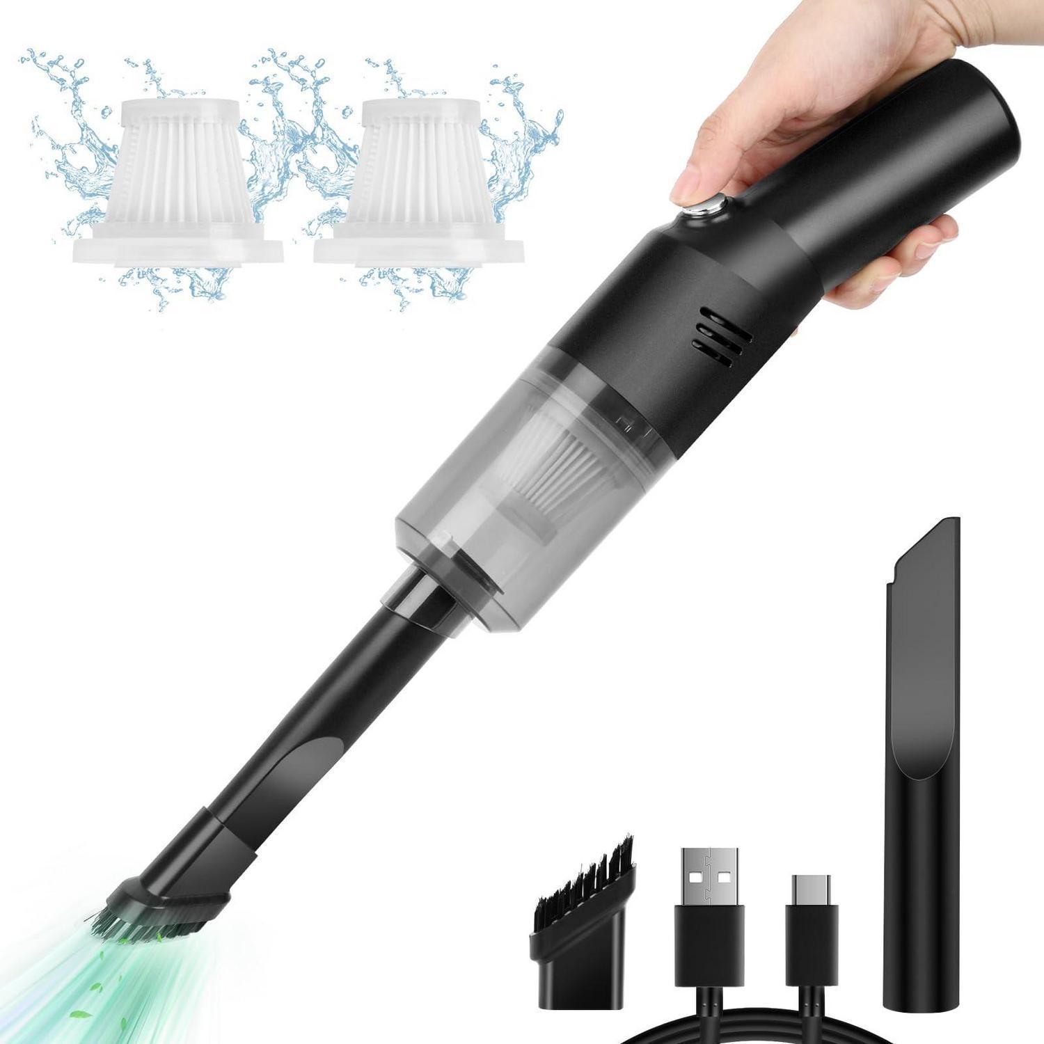 Akku Handstaubsauger, Kabellos, Usb-c, 4500pa, Leicht, Mit Zubehör