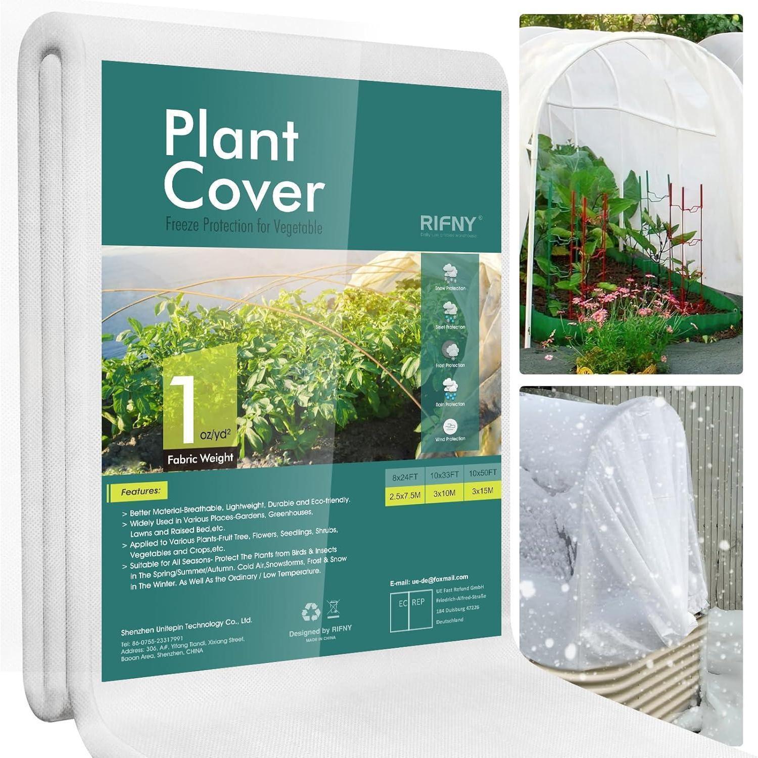 Wintervlies Für Pflanzen 3x10m Frostschutz Gartenvlies 30g/m² Atmungsaktiv Zuschneidbar
