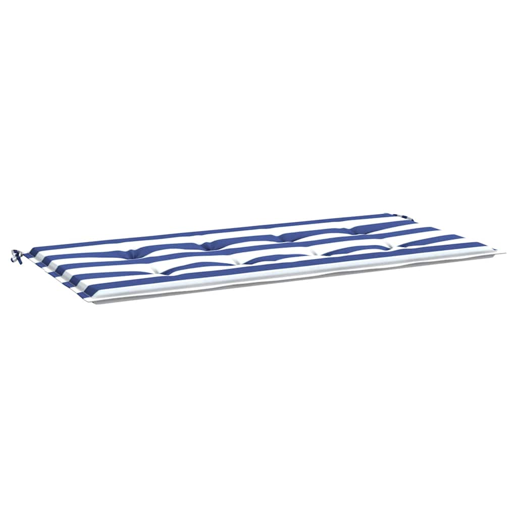 Maison Exclusive - Gartenbank-auflage Blau&weiß Gestreift 100x50x