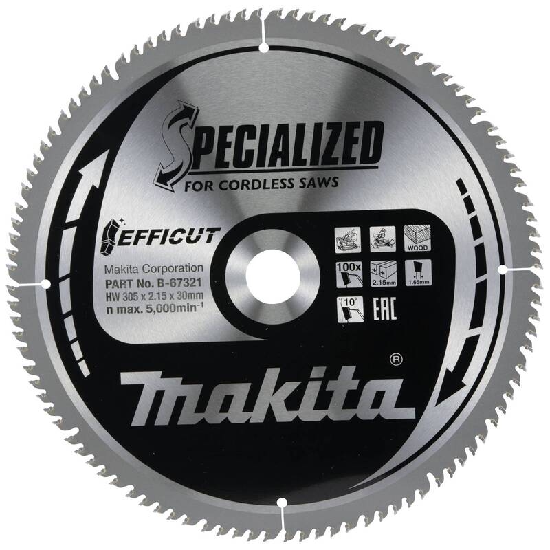 [neuwertig] B-ware Makita Specialized Efficut Wood Cutting Saw Blade 305mm 100t 30mm