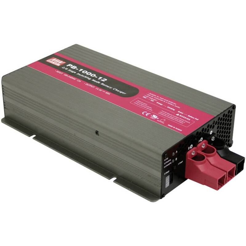 [gebraucht] B-ware Mean Well Bleiakku-ladegerät Pb-akkulader 14,4v 60a 12v 2 Ladekanäle 90-264v