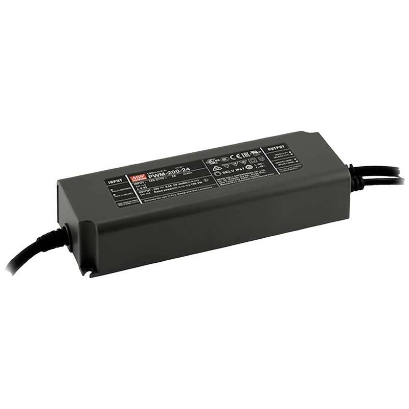 [neuwertig] B-ware Mean Well Pwm-200 Ip67 Led-trafo 24v 8a Dimmbar 199,2w Für Beleuchtung