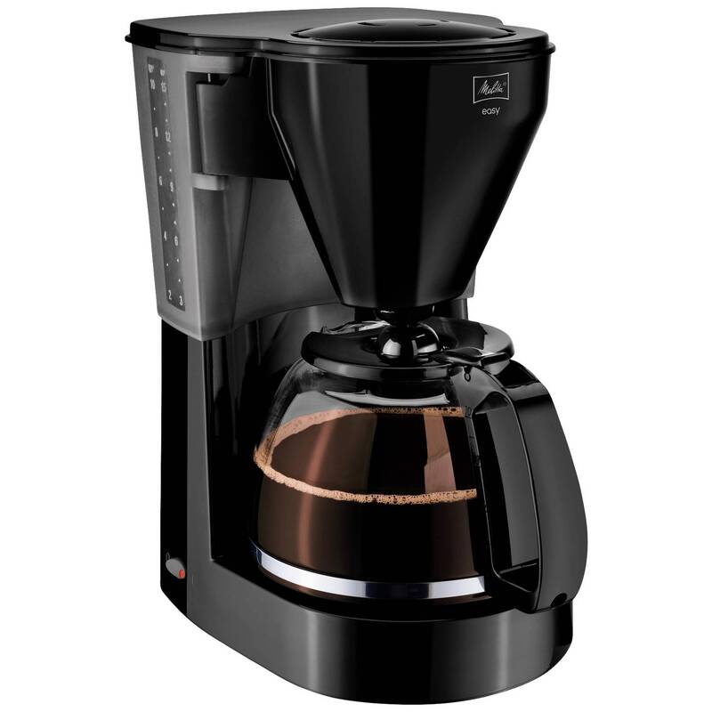 [gebraucht] B-ware Melitta 1023-02 Kaffeemaschine 10 Tassen Schwarz 1050 Watt Glaskanne