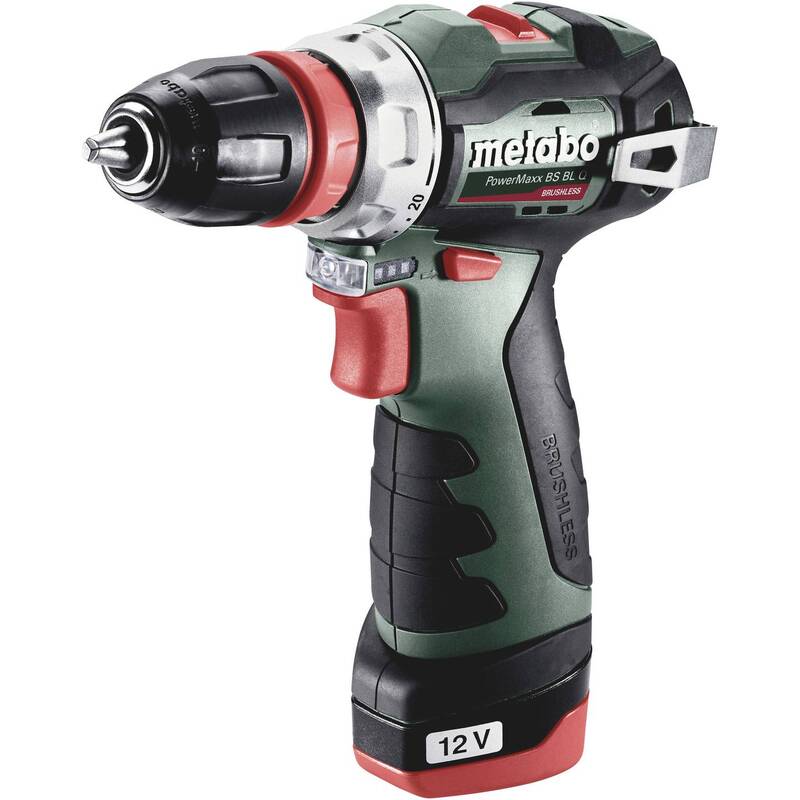 [neuwertig] B-ware Metabo Akku-bohrschrauber Powermaxx Bs Bl Q 12v 2ah Li-ion 2 Akkus 20nm