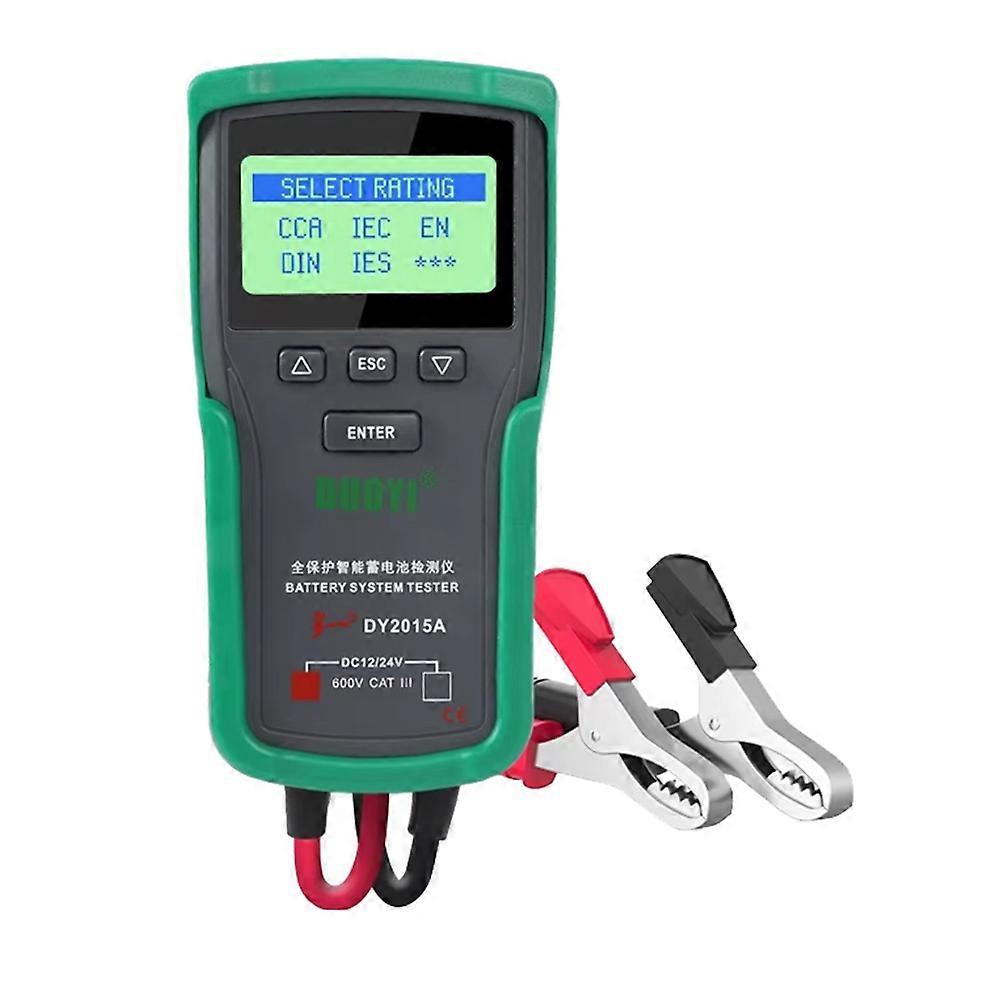 Duoyi 12v Und 24v Kfz-batterietester, Digitales Automatisches Ladegerät Für Wechselstrombatterien, Kfz-bleiakkumulator Dy2015a