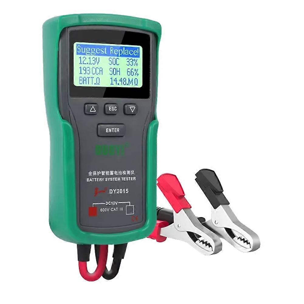Duoyi 12v Kfz-batterietester, Digitales Automatisches Ladegerät Für Wechselstrombatterien, Kfz-starterbatterie-analysator Für Blei-säure-batterien Dy2015
