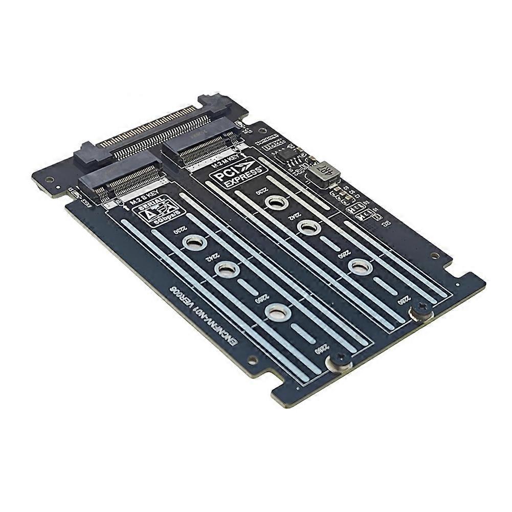 2-in-1 M.2 M-key Nvme Pci-e 4.0 Gen4 M.2 B-key Sata 6 Gb/s Dual Ssd Zu Sff-8639 U.2 Adapterkarte