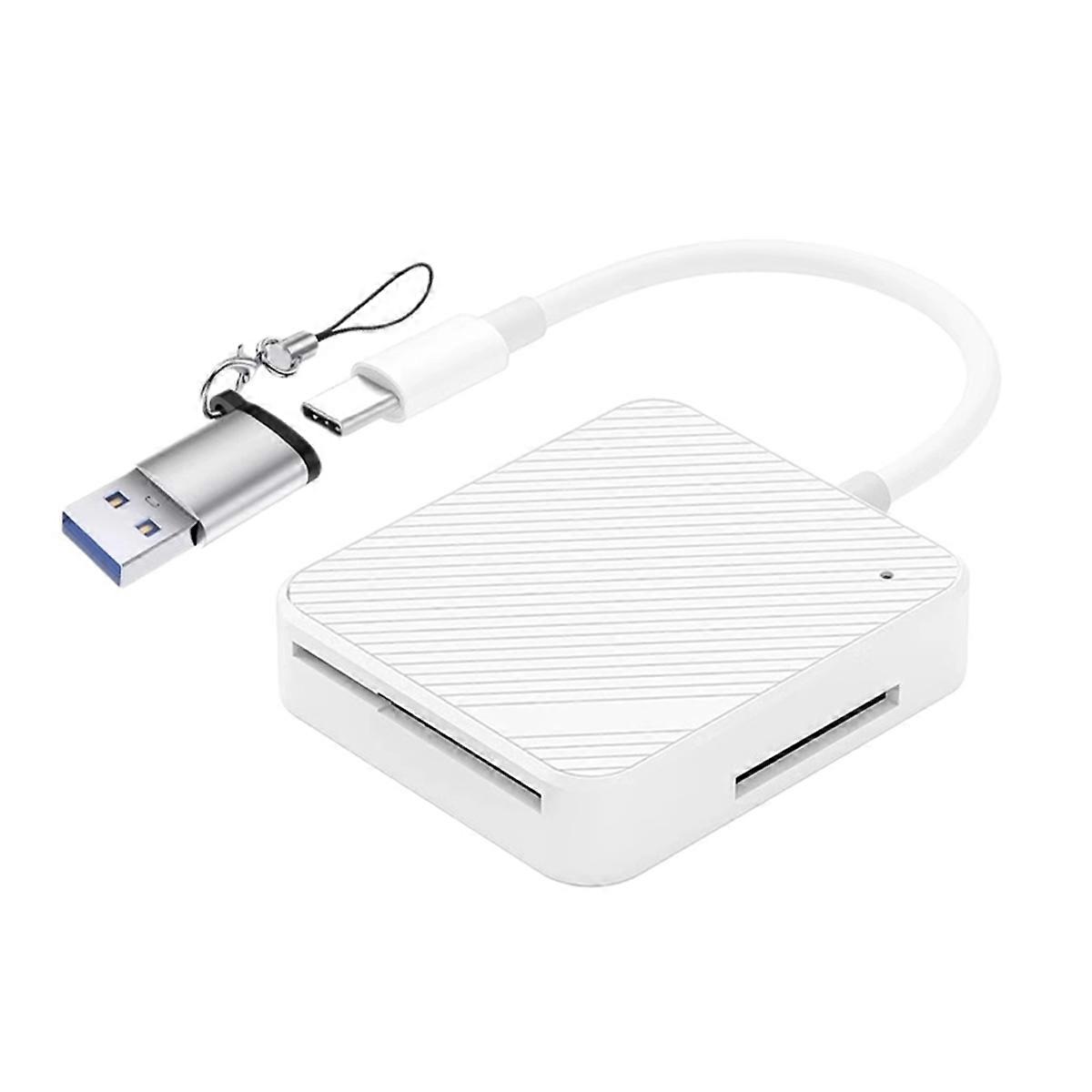 4-in-1 Otg Multifunktions-kartenleser Typ-c Usb Smart Media M2 Sd Sm Xd - Gleichzeitiges Lesen