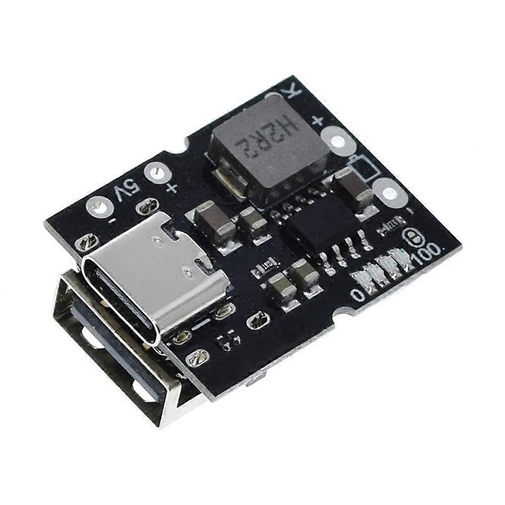 Usb-typ-c 5v 2a Aufwärtswandler, Leistungsverstärkungsmodul, Schutzplatine Für Lithium-akkuladegerät, Diy-ladegerät Mit Lötanschluss