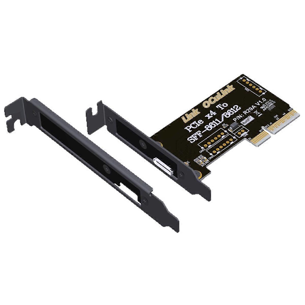 Pcie 4.0 X4 Zu Sff-8611/8612 Adapterkarte: Externe Pcie X4 4.0 Erweiterungsschnittstelle, Unterstützung Für Externe Gehäuse.